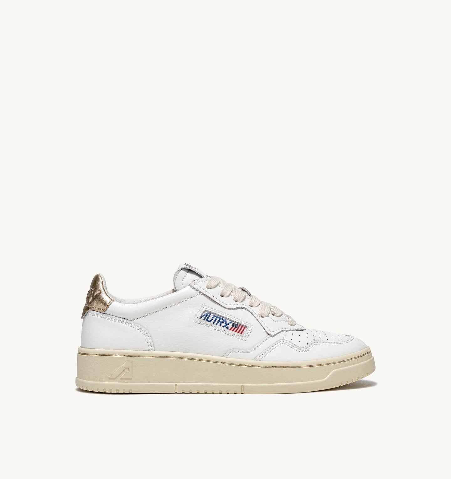 Autry Sneakers Medalist 01 Low Leather Gold LL06