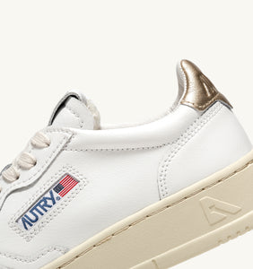 Autry Sneakers Medalist 01 Low Leather Gold LL06