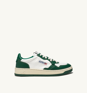 Autry Sneakers Medalist 01 Low Leather Green WB03