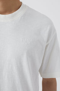 Closed T-shirt Logo en Coton Ivory