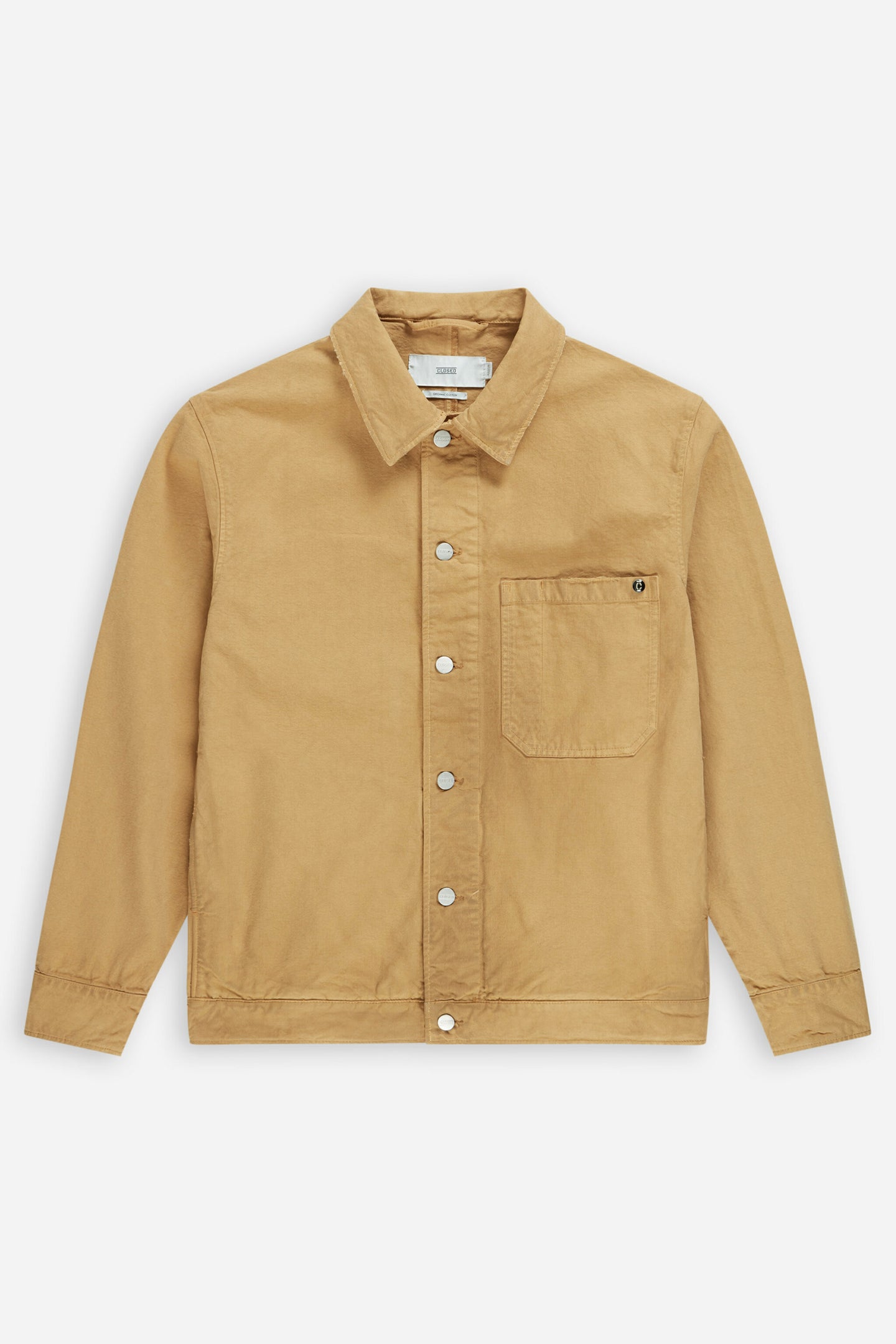 Closed Veste Worker en tissu canvas Honey mustard