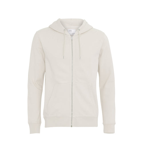 Colorful Standard Hoodie Zip Ivory white