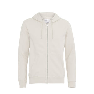 Colorful Standard Hoodie Zip Ivory white