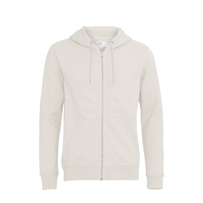 Colorful Standard Hoodie Zip Ivory white