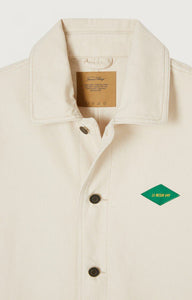 American vintage Veste Mixte Datcity Ecru