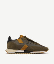 Charger l&#39;image dans la galerie, Ghoud Venice Baskets Rush Mesh Leather Suede Khaki