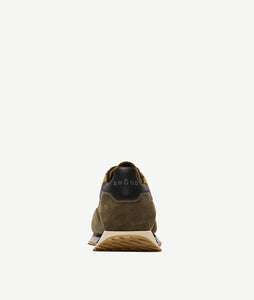 Ghoud Venice Baskets Rush Mesh Leather Suede Khaki