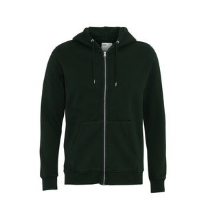 Colorful Standard Hoodie Zip Hunter green