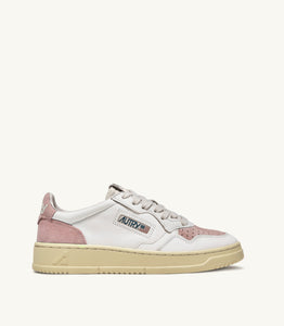 Autry Sneakers Medalist 01 Low Suede  White Coral SL03