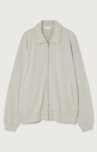 American vintage Sweatshirt Yatcastle Gris chine