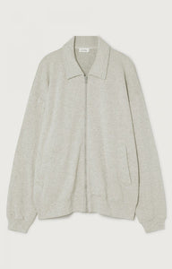 American vintage Sweatshirt Yatcastle Gris chine