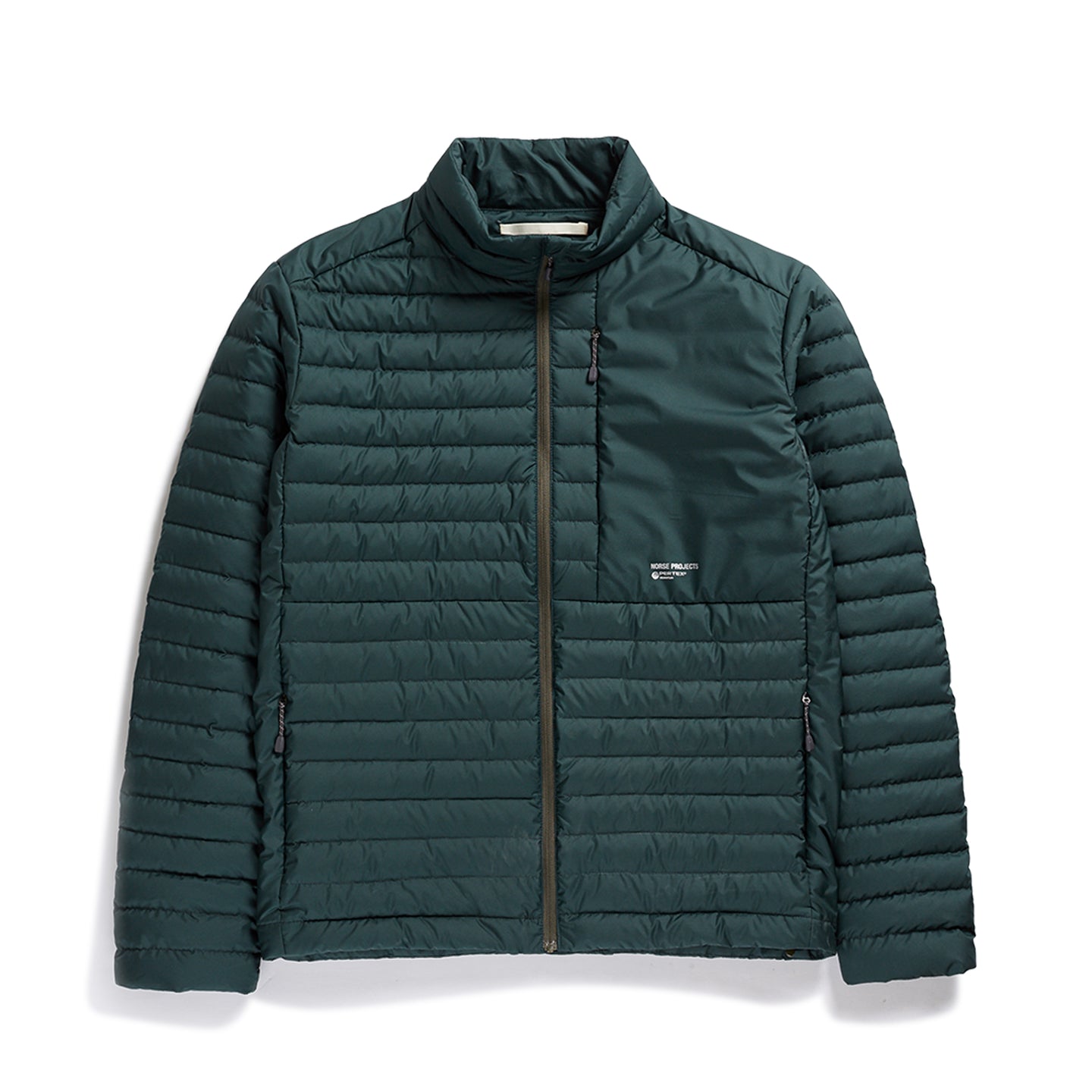 Norse Projects Veste Alta light down Pertex Forest green