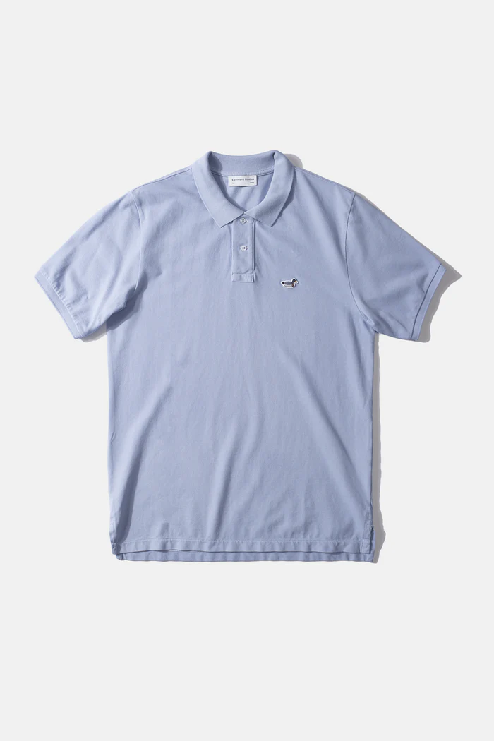 Edmmond Studios Polo Uni Bleu clair