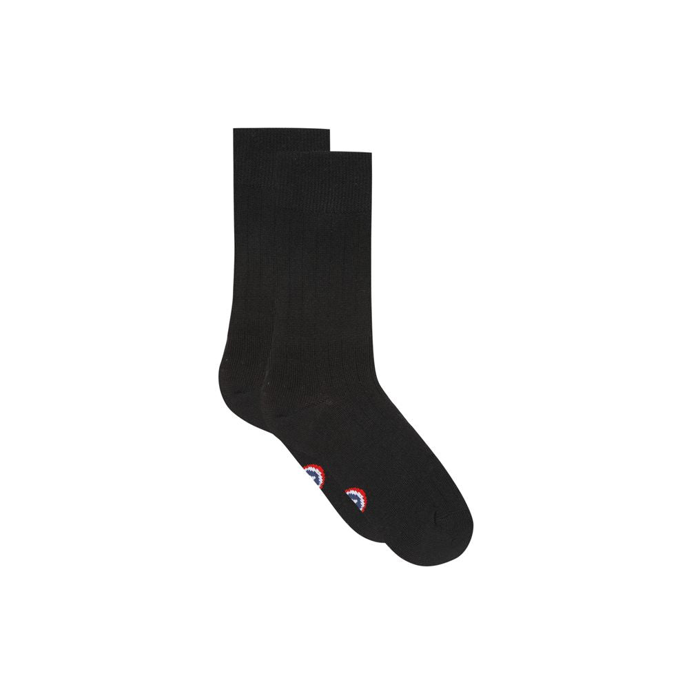 Le Slip Français Chaussettes en laine Les Domy Noir