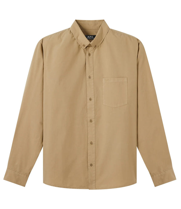 A.P.C. Chemise Edouard Beige