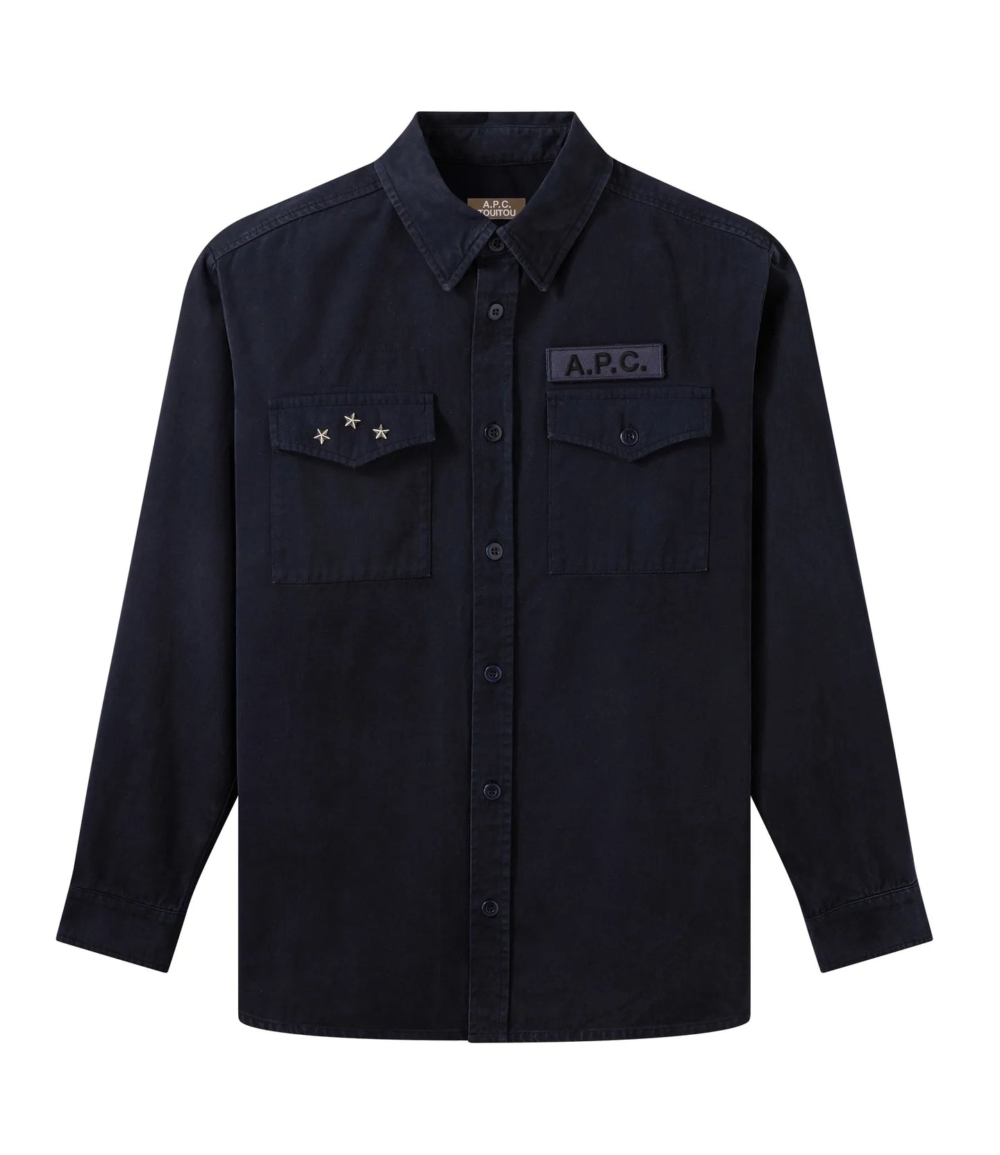 A.P.C. Surchemise Oversize Mainline Marine