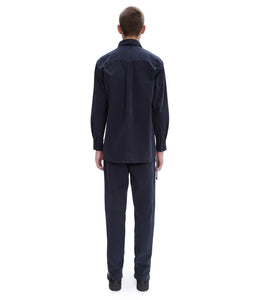 A.P.C. Surchemise Oversize Mainline Marine