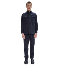 Charger l&#39;image dans la galerie, A.P.C. Surchemise Oversize Mainline Marine