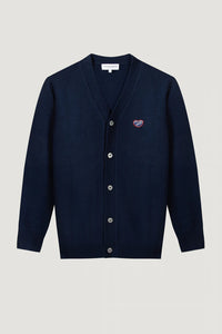 Maison Labiche Cardigan en Laine Navy