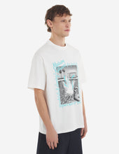 Charger l&#39;image dans la galerie, Maison Kitsuné T-shirt Postcard Comfort Off white