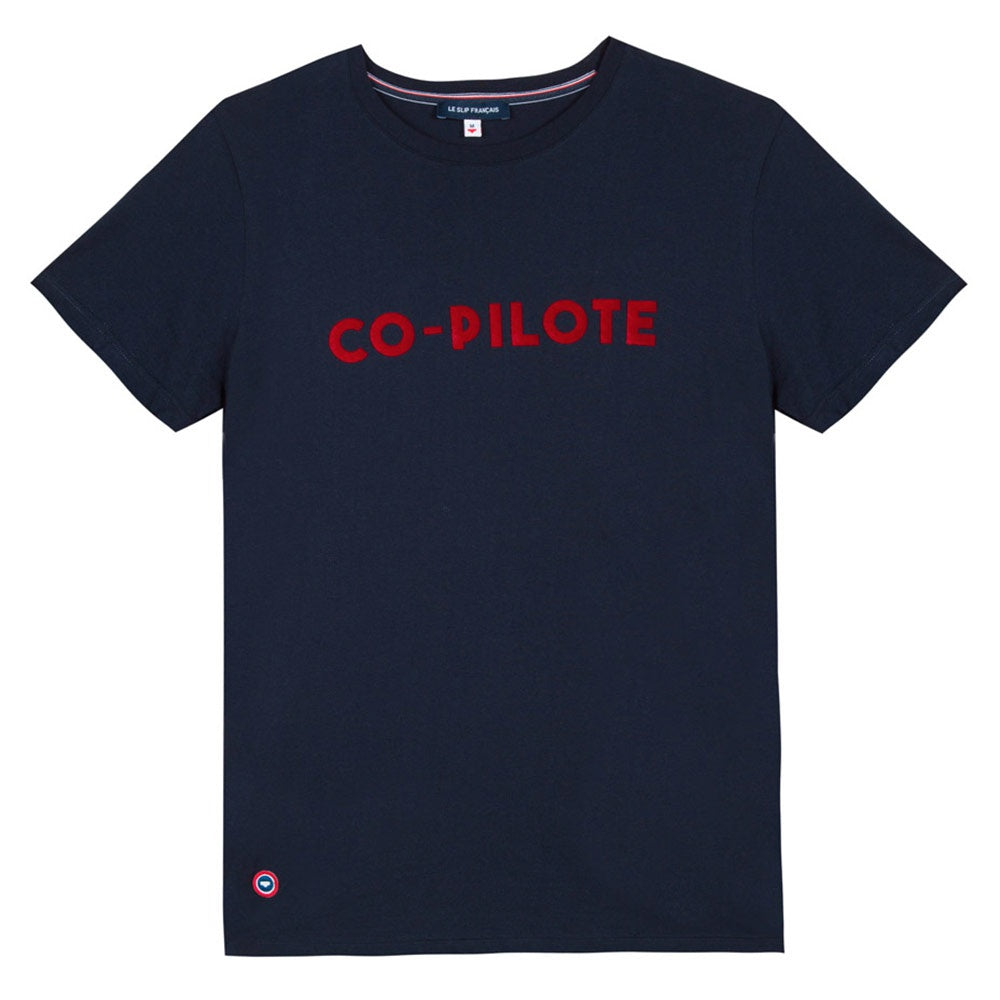 Le Slip Français T-shirt Co-Pilote Marine