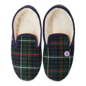 Le Slip Français Les Charentaises en Laine Tartan