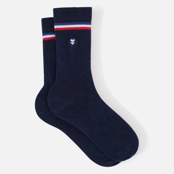 Le Slip Français Chaussettes Les Lucas Bleu marine