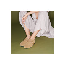 Charger l&#39;image dans la galerie, Claris Virot Mules Georgette en Cuir Sable