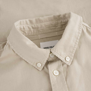 Norse Projects Chemise Anton Light twill Oatmeal