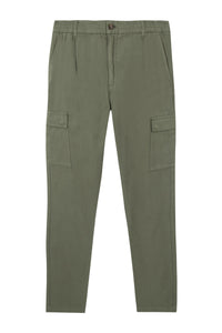 Maison Labiche Pantalon Cargo Prince en Lin Green