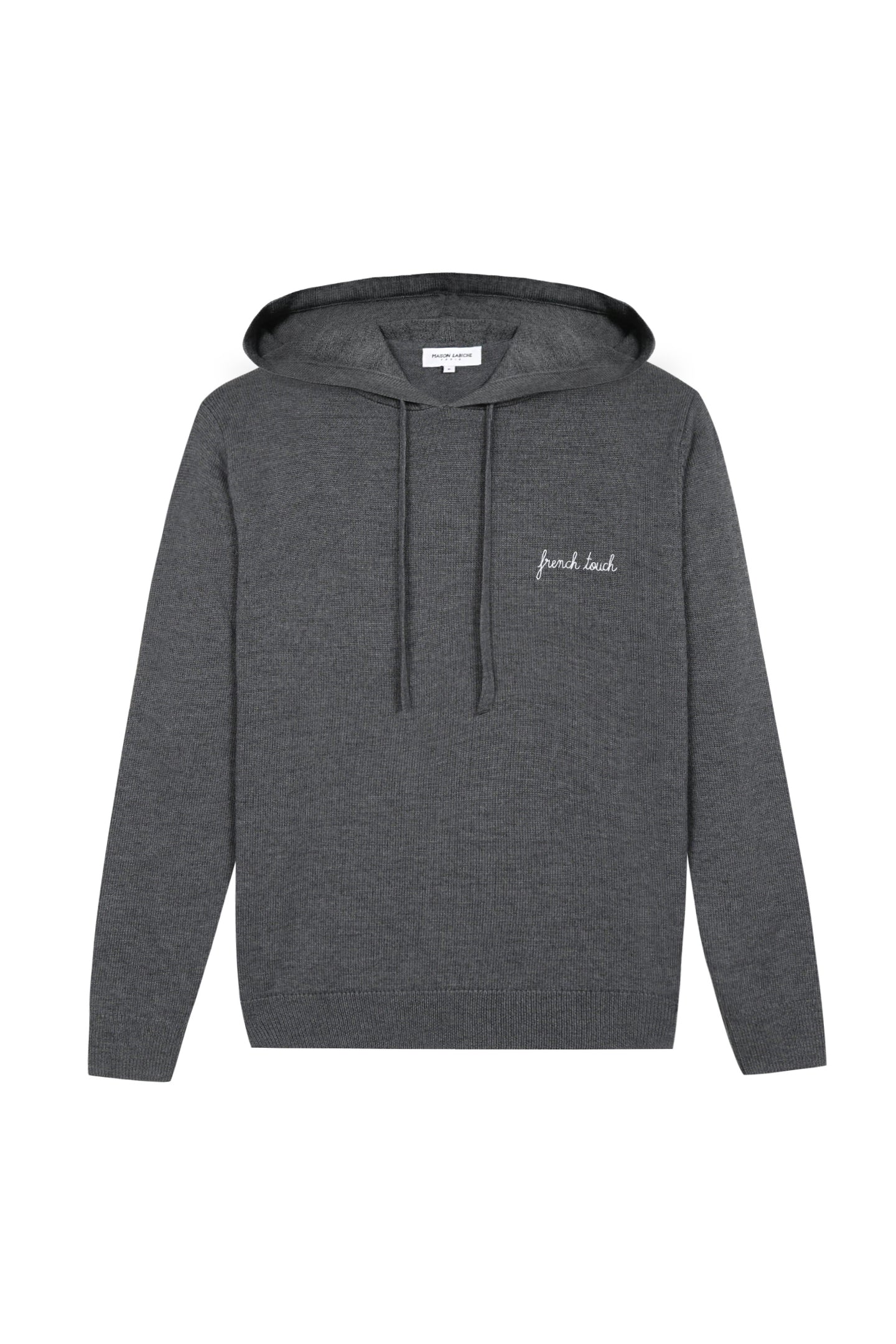 Maison Labiche Pull à capuche Laine Gris Fonce