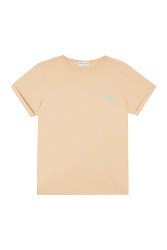 Maison Labiche T-Shirt Broderie Out of office Honey
