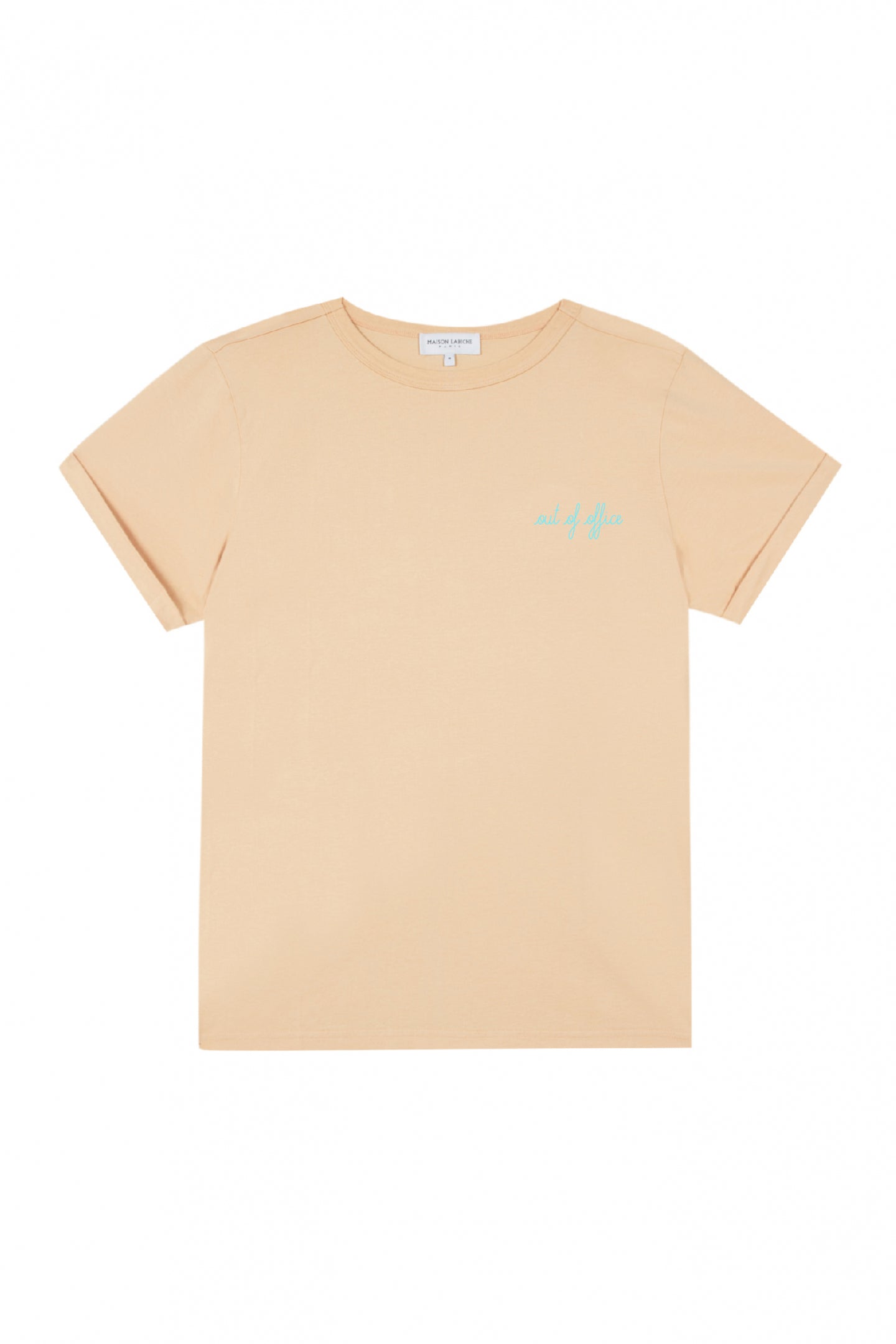 Maison Labiche T-Shirt Broderie Out of office Honey