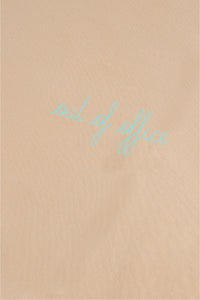 Maison Labiche T-Shirt Broderie Out of office Honey