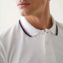 Charger l&#39;image dans la galerie, Le Slip Français Polo en piqué de Coton Blanc