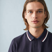 Charger l&#39;image dans la galerie, Le Slip Français Polo en piqué de Coton Marine