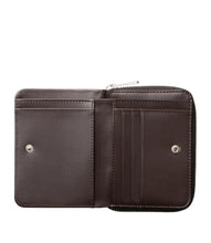 Charger l&#39;image dans la galerie, A.P.C. Portefeuille Compact Emmanuel en Cuir Marron