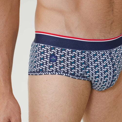 Le Slip Français X Saint James Slip Le Terrible Vague